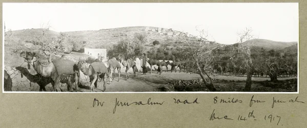 On Jerusalem Road, 8 Miles from Jerusalem, 14th December 1917